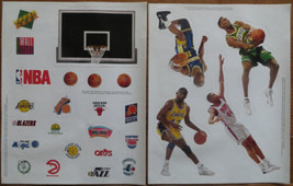 1993 Upper Deck NBA 2 Sheets Stickers - £3.14 GBP