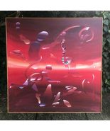 GUINN Original HUGE 1970s ABSTRACT MODERN SURREALIST Large 48"x48" Oil o... - $2,376.00