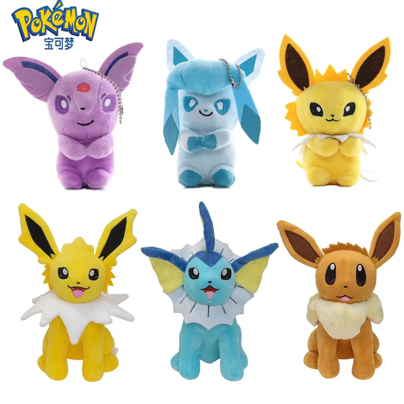 Pokemon Big Size Plush Toy Vaporeon Jolteon Sylveon Cartoon Anime Figure  Action - £11.35 GBP