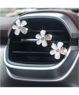 6PCS Decorations Flower Clips for Car Air Vent Cute Colorful Bling Flowe... - £14.91 GBP