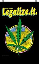 LEGALIZE IT POT LEAFS  3 X 5 FLAG 3x5 decor ADVERTISING FL62 MARIJUANA G... - $10.86