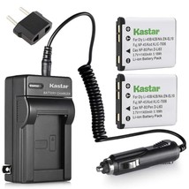 Kastar 2Pcs Battery and Charger for Olympus Stylus 720SW 725SW 730 740 750 760 7 - £20.82 GBP