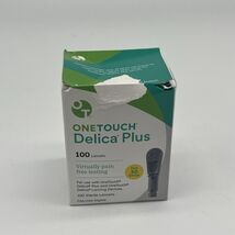 ONE TOUCH Delica Plus Lancets 100ct Fine 30 Gauge Exp.05/31/2029 ~READ - $15.74