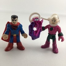 Fisher Price Imaginext DC Super Friends Superman Lex Luthor Figure Lot 72 - $276.02 MXN
