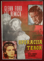 1962 Original Movie Poster Experiment in Terror Blake Edwards Glenn Ford... - £22.41 GBP