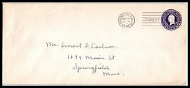 1946 US Cover- Springfield Forest Park Sta, Massachusetts to Springfield... - $2.96