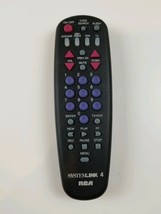 RCA SystemLink 4 Plus Universal Remote For 4 Devices DVD/AUX, CABLE, VCR... - $9.49