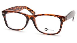 NEW MODERN OPTICAL METROPOLITAN Tortoise EYEGLASSES GLASSES FRAME 53-18-... - $13.71