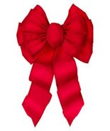 HOLIDAY TRIM 7372 11LP Velvet Bow for Decoration, Deluxe Red - $44.91 CAD