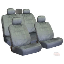 For Honda Premium Grade Grey Velour Fabric Car Seat Covers Set - £32.90 GBP