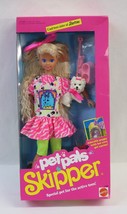 1991 Barbie Pet Pals Skipper Doll Mattel #2709 NRFB, With Dog, Cool Teen sister - £31.97 GBP