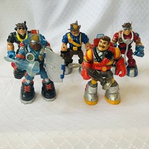 Mattel Rescue Heroes Toy Action Figures bundle lot of 5 From 1999-2002 - $28.88