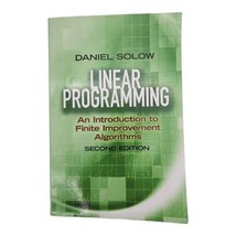 Linear Programming: An Introduction to Finite Improvement Algorithms: Se... - $17.84