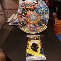 1992 Marvel Ghost Rider Series 2 Trading Card Pack &amp; 1995 Ghost Rider Hero Caps - £18.77 GBP