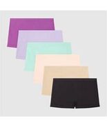 Hanes Women&#39;s 6Pk Comfort Flex Fit Seamless Boy Shorts CF49PS XLarge - $25.33 CAD