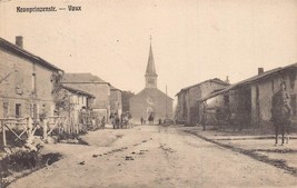 FRANCE~VAUX-KRONPRINZENSTRASSE-WW1 MILITARY~1917 Feldpost Photo Postcard - £7.78 GBP