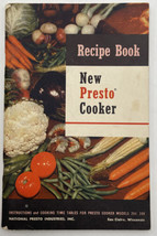 Presto Pressure Cooker Instruction And Cooking Time Tables Recipe Book 204 206 - £9.72 GBP