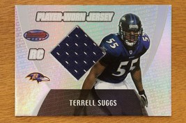 Terrell Suggs Rookie Jersey 2003 Bowman&#39;s Best Baltimore Ravens Football #112 - £10.08 GBP