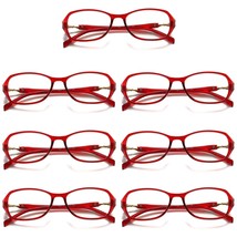 7 Pair Womens Blue Light Blocking Reading Glasses Anti Blue Light Ladies... - $16.29