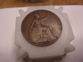 1910 English One Penny UK Large Cent 1c Great Britain! - $318.86 MXN