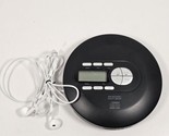 Memorex MPC600B Portable CD Player With Apple Headphones - Black - Read!!!! - $17.33