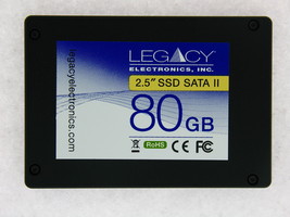 Legacy 2.5&quot; SSD SATA II 80GB Drive SSD20803P001400 - £49.27 GBP