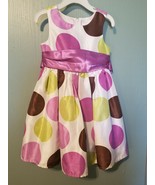 RARE EDITIONS - Polka Dot Lined Dress Size 3T     FS17 - £10.81 GBP
