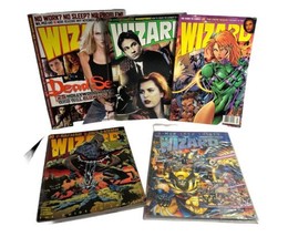 Wizard Magazine Lot Of 5 / X-Men Turn 30 Issue Sealed, Plus Issues 40,52,55,155 - £11.23 GBP