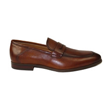 Men's Shoes Steve Madden Soft Leather upper Slip On Penny Acheron Brandy image 8