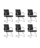 LeisureMod Office Waiting Room Chair, Upholstered Leather Computer Ergon... - $20,879.92 MXN