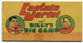 Captain Marvel And Billy&#39;s Big Game PROMOTIONAL COMIC 1948 VF- - $582.00