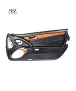MERCEDES R230 SL-CLASS PASSENGER RIGHT FRONT LEATHER DOOR PANEL COVER BLACK - $439.83 CAD