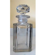 Lovely~6&quot;~Beveled Clear Perfume/Cologne Bottle~Collectible~Very Old~Unma... - £69.97 GBP