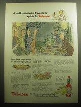 1958 Tabasco Pepper Sauce Ad - Hong Kong magic makes an omelet unforgettable - £14.87 GBP