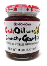 Momoya Chili Oil With Crunchy Garlic Japanese Red Pepper Seasoning 3.88 ... - $16.99