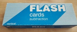 Vintage 1985 Subtraction CARDS LEARNING RESOURCES VERTICAL FLASH CARDS  - £10.94 GBP