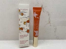 Clarins Instant Light Natural Lip Perfector #14 Juicy Mandarin NIB - $165.82 MXN