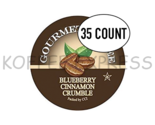 Blueberry Cinnamon Crumble Flavored Coffee, 35 Single Serve Cups - £17.96 GBP