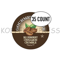 Blueberry Cinnamon Crumble Flavored Coffee, 35 Single Serve Cups - £18.04 GBP