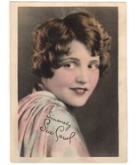 SUE CAROL (c.1920s) Vintage Original 5x7 Color-Tinted &quot;Fan Photo&quot; THE BI... - $47.99 CAD