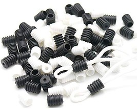 Fujiyuan 200 pcs Cord Locks Plastic Buckle White for Adjuster Elastic Ba... - $9.79