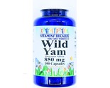 850mg Wild Yam Root 100 Capsules Estrogen Menopause Fertility Support - £9.86 GBP