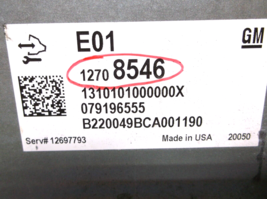 20-21-22 CADILLAC XT5 /E01/ /ENGINE COMPUTER image 2