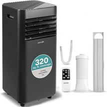 SereneLife SLPAC19B 10000 BTU 3-in-1 Compact Home Portable Air Conditioner - $223.19