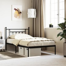  Bed Frame Black Steel Twin Bed Frame Rectangular Industrial - $2,700.90 MXN