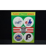 1990 Fleer Action Series Team Sticker DODGERS/EXPOS/METS/PHILLIES - $1.49