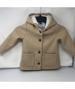 Old Navy Toddler Hood Pea Coat Jacket With Ears Girl 3T  Lined Button Down - $556.41 MXN