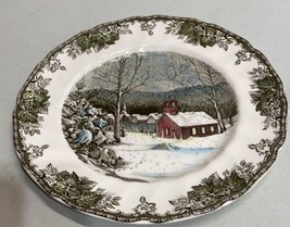 Vintage Johnson Brothers Friendly Village The School House 10 1/2” Dinner Plate - £8.74 GBP