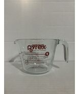 Vintage Pyrex 1 Cup 250ml Glass Corning Measuring Cup Ladle Handle Red L... - $12.86