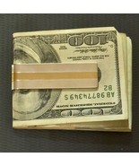 Tiffany &amp; Co Money Clip 18 KT Gold + Sterling Silver Estate TIF912 - $584.10